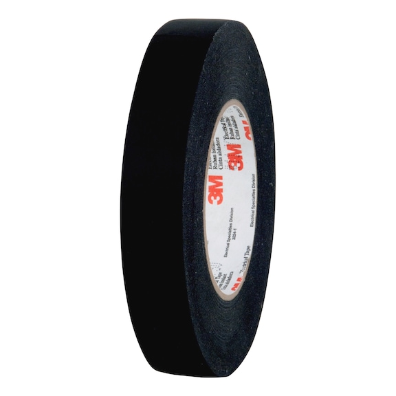 3M ET 11 Acetate fabric tape black 603 mm x 66 m x 0.18 mm 7000058613 - Insulating tapes