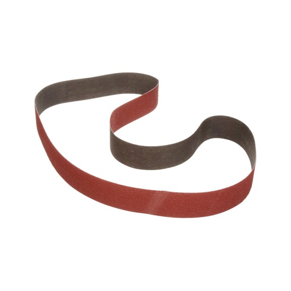 3M Cubitron (TM) fabric abrasive belt 984F 75 mm x 2000 mm 80+ 7000060777 - Fabric sanding belt