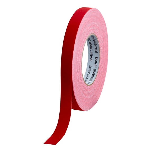 3M Scotch (R) Fabric Tape 9545N impregnated red 19 mm x 50 m 0.3 mm 7000062738 - Adhesive tape (electrical installation)