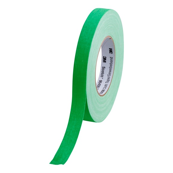 3M Scotch (R) Fabric Tape 9545N impregnated Green 19 mm x 50 m 0.3 mm 7000062742 - Adhesive tape (electrical installation)