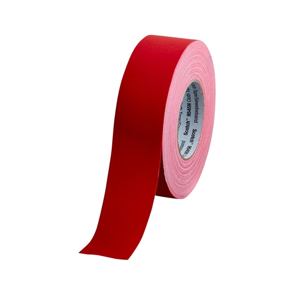 3M Scotch (R) Gewebeband 9545N imprägniert Rot 50 mm x 50 m 0,3 mm 7000062746 - Klebeband (Elektroinstallation)