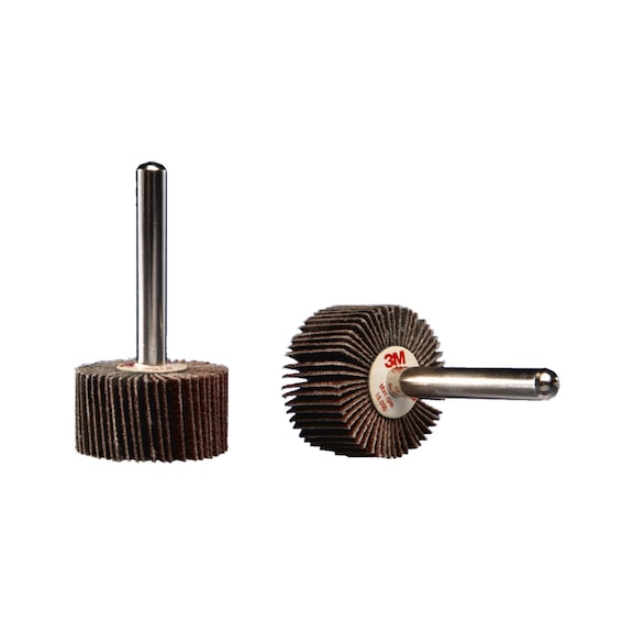 3M Abrasive flap brush 339 30 mm 15 mm 6 mm shaft P120 7000074906 - Flap brush