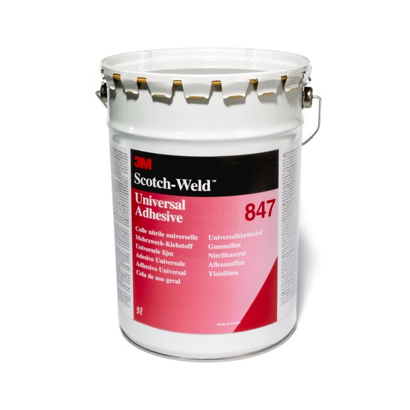 3M Lösemittelklebstoff auf Nitrilkautschukbasis 847 Braun 5 L 7000079823 - Lösemittelklebstoff