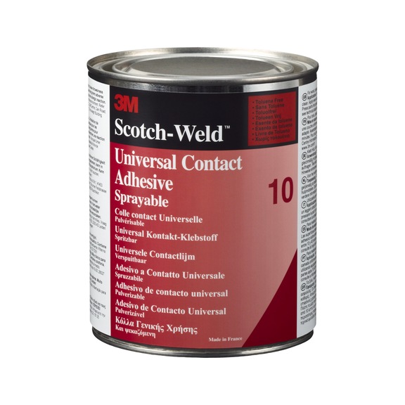 3M L&ouml;semittelklebstoff auf Polychloroprenbasis 10 Gelb 5 L 7000080207 - L&ouml;semittelklebstoff