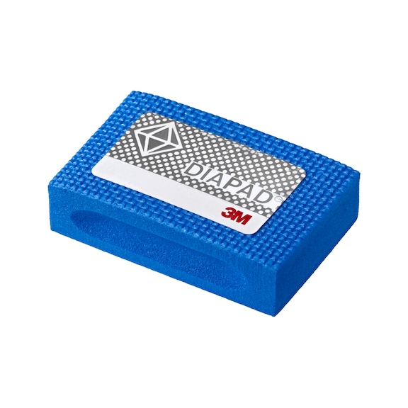 3M Diamond hand sanding block 6200J blue 55 mm x 90 mm x 25 mm N10 7000082403 - Diamond hand sanding block