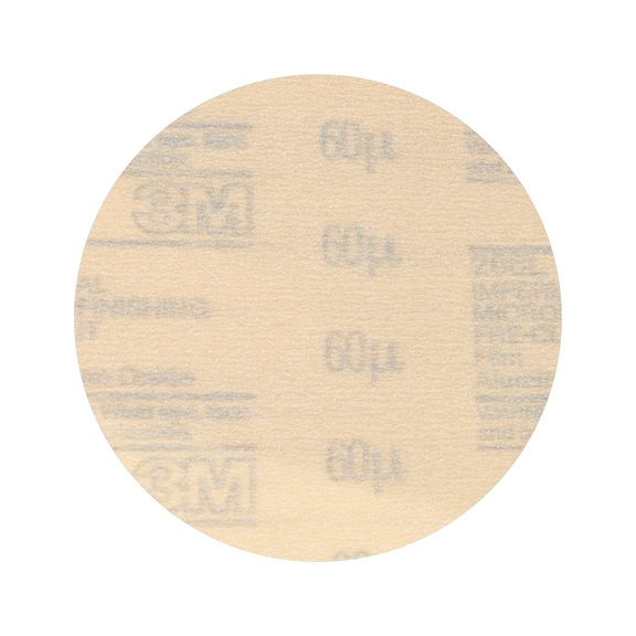 3M Hookit (TM) Microfinishing Filmscheibe 266L 125 mm 60µ ungelocht 7000082713 - Filmscheibe