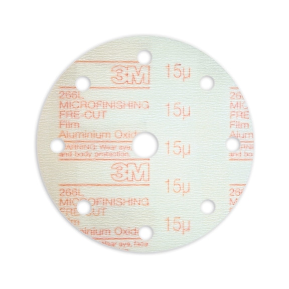 3M Hookit (TM) Microfinishing Film Disc 266L 150 mm 20 MIC perforated 7000083014 - Film disk