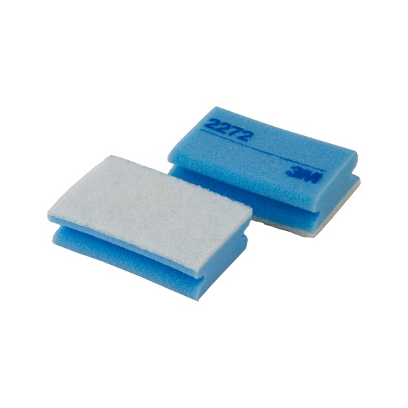 3M Scotch-Brite (TM) Cleaning Sponge 2272 Blue/White 95 mm x 150 mm 7000097767 - Cloth, sponge, rag, fleece (other)