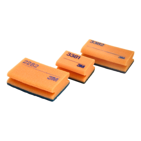 3M Scotch-Brite (TM) cleaning sponge 3382 Orange/Green 70 x 150 mm 7000097771 - Cloth, sponge, rag, fleece (other)