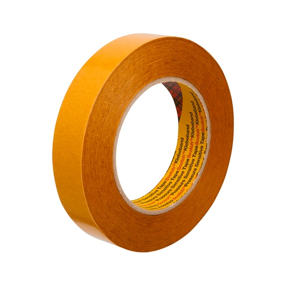 3M Adhesive tape double-sided 9040 Cream-colored 25 mm x 50 m 0.18 mm 7000111534 - Adhesive film without carrier