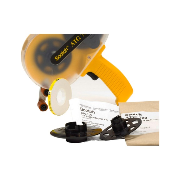 3M Transfer Adhesive Tape 465 Transparent 19 mm x 55 m 0.05 mm 7000116597 - Adhesive film without carrier