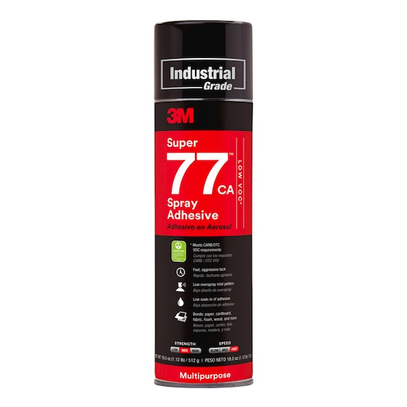 3M Spray Adhesive Super 77 Beige 500 ml 7000116782 - Contact adhesive