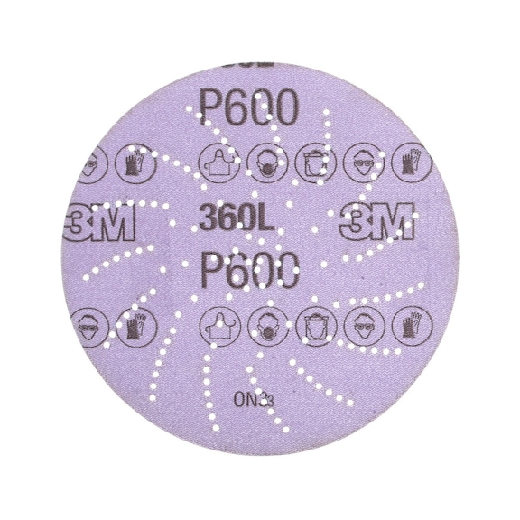 3M Xtract (TM) film disk 360L 127 mm P600 multihole 7010029938 - Film disk