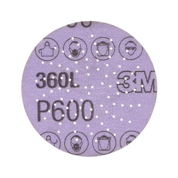 3M Xtract (TM) film disk 360L 75 mm P600 multihole 7100010261 - Film disk