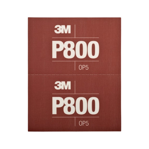 3M Hookit (TM) sanding strips brown 140x171 mm 25 pieces P800 34340 7100010567 - Paper sanding sheet