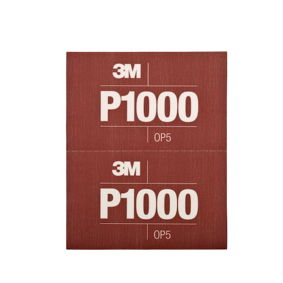 3M Hookit (TM) sanding strips brown 140x171 mm 25 pieces P1000 34341 7100010569 - Paper sanding sheet