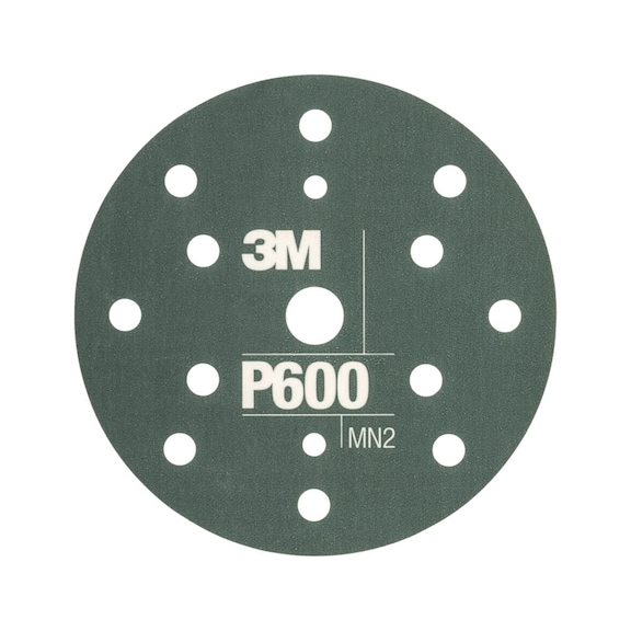 3M Hookit (TM) grinding wheel 150 mm 15 holes 25 pieces P600 7100018798 - Fabric sanding disc