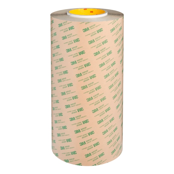 3M Transfer Adhesive Tape 468MP Transparent 305 mm x 55 m 0.13 mm 7100020587 - Adhesive film without carrier