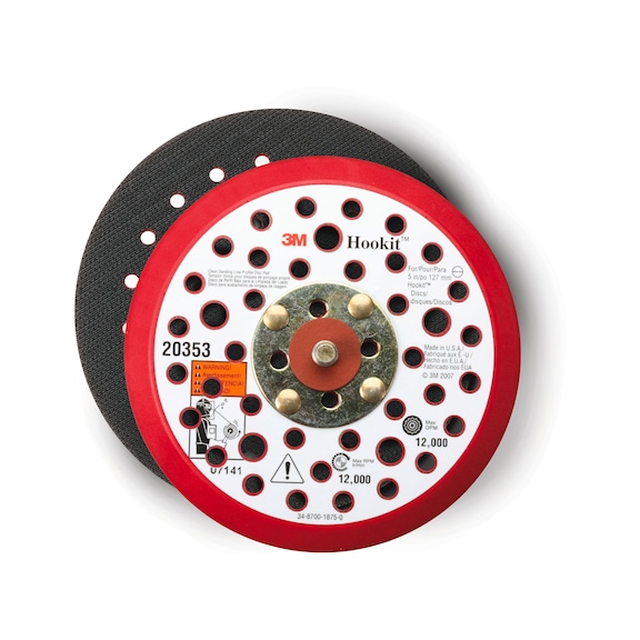 3M Hookit (TM) Stützteller 127 mm x 19 mm 7.9 mm 7100032506 - Stützteller ohne Haftfunktion