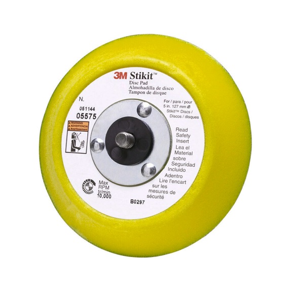 3M Stikit (TM) backing pad 125 mm x 19 mm x 8 mm 7100033003 - Backing pad without adhesive function