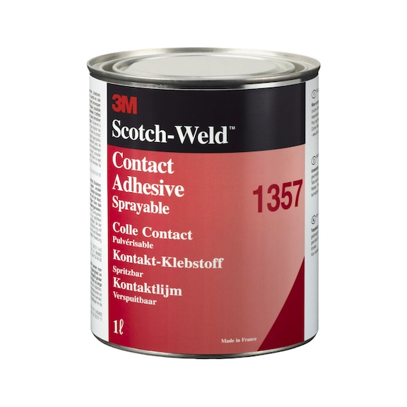 3M Lösemittelklebstoff auf Polychloroprenbasis 1357 Gray-Green 1 L 7100038272 - Lösemittelklebstoff