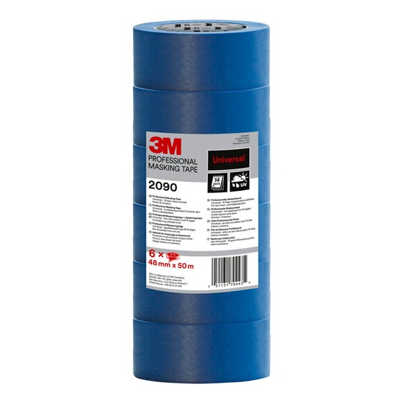 3M Painter's masking tape 2090 "Multi-Surface" 48 mm x 50 m 7100040568 - Paper tape