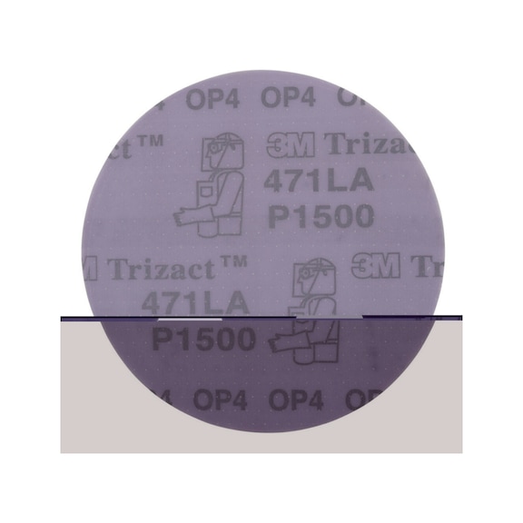 3M Trizact (TM) Hookit (TM) clear lacquer sanding disc 471LA 150 mm 7100041081 - Grinding wheel