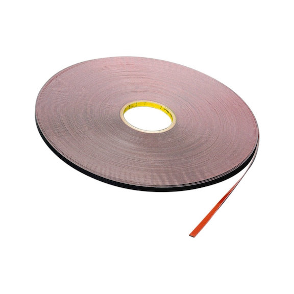 3M Adhesive tape double-sided ST1200 black 1.2 mm 9 mm x 66 m 7100048462 - Polyethylene adhesive tape