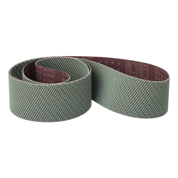 3M Trizact (TM) fabric abrasive belt 337DC 150 mm x 2000 mm A30 STA 7100048713 - Fabric sanding belt