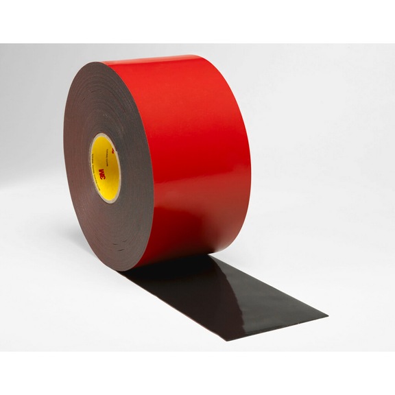 3M Adhesive tape double-sided EX4511 Black 1.14 mm 8 mm x 50 m 7100060996 - Polyethylene adhesive tape