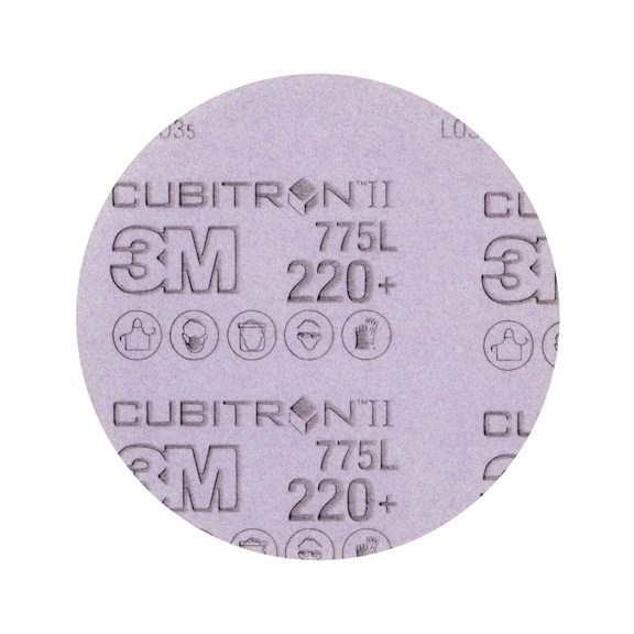 3M Cubitron (TM) Hookit (TM) film disk 775L 125 mm 220+ 7100064179 - Film disk