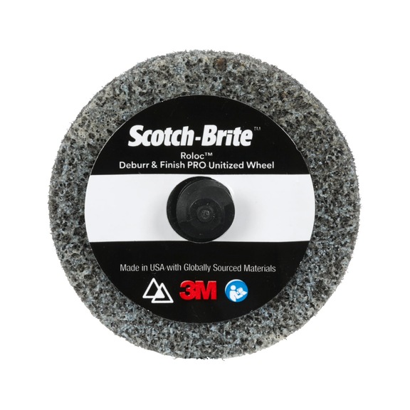 3M Scotch-Brite (TM) Roloc (TM) compact disk 50 mm x 3.2 mm MED 7100081368 - Abrasive made from bonded abrasive with bore or thread