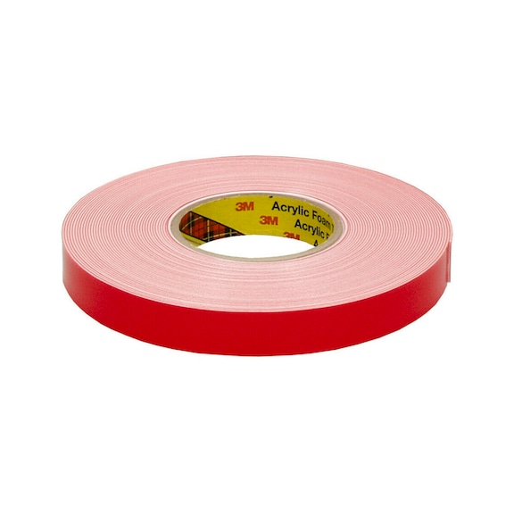 3M Adhesive tape double-sided 4225 F White 3.18 mm 8 mm x 27.5 m 7100082055 - Polyethylene adhesive tape