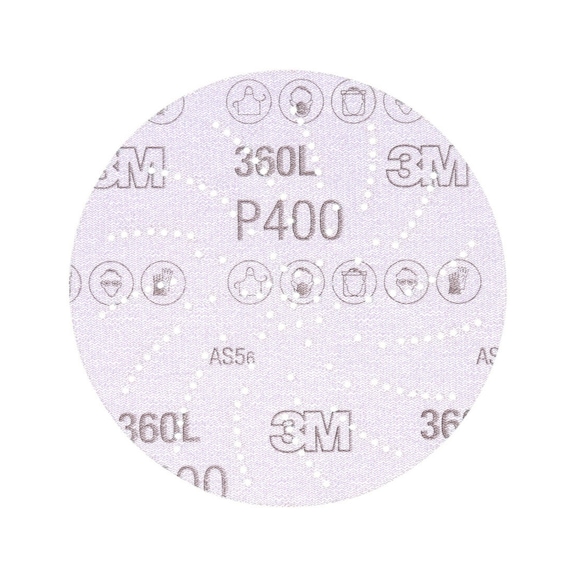 3M Xtract (TM) Filmscheibe 360L 76 mm P400 multihole 7100084760 - Filmscheibe