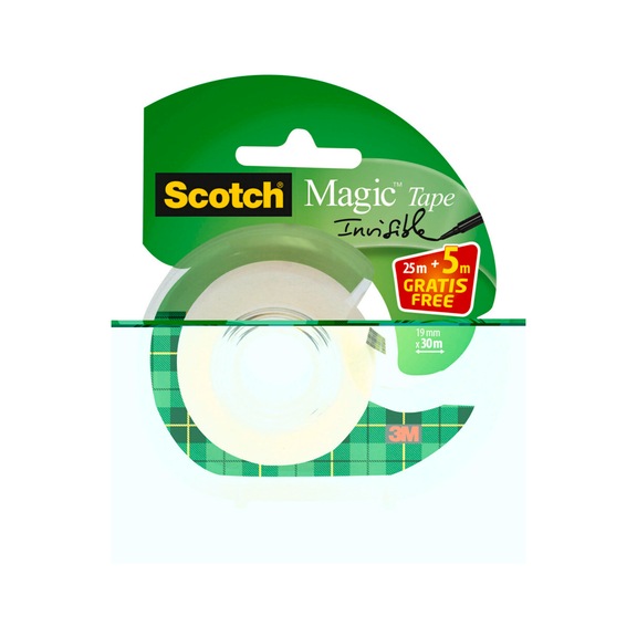 3M Scotch (R) Magic (TM) adhesive tape 1 roll 19 mm x 25 m hand dispenser 7100088407 - Adhesive film