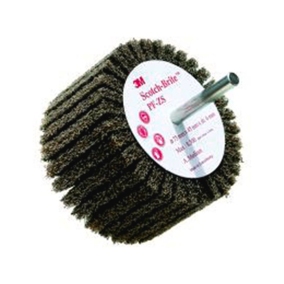 3M Scotch-Brite (TM) flap brush PF-ZS brown 76.2 mm 45 mm 6 mm 7100093979 - Flap brush