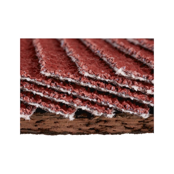 3M Cubitron (TM) Fächerscheibe 969F 180 mm x 22 mm 60+ flach 7100105866 - Fächerschleifscheibe