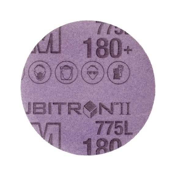 3M Cubitron (TM) Hookit (TM) film disk 775L 75 mm 180+ unperforated 7100106768 - Film disk