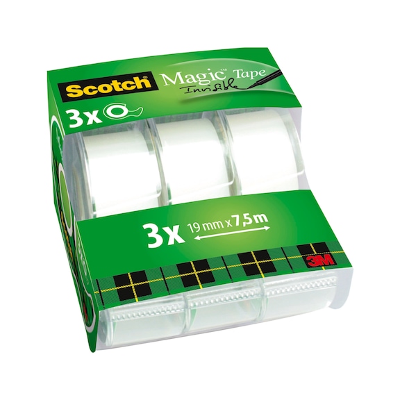 3M Scotch (R) Magic (TM) adhesive tape 3 rolls with hand dispenser 7100114799 - Adhesive film