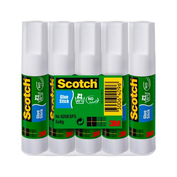 3M Scotch (R) Permanent-Klebestift 5&nbsp;Stifte 8&nbsp;g 7100115364 - Klebstoff (technisch, Sonstiges)