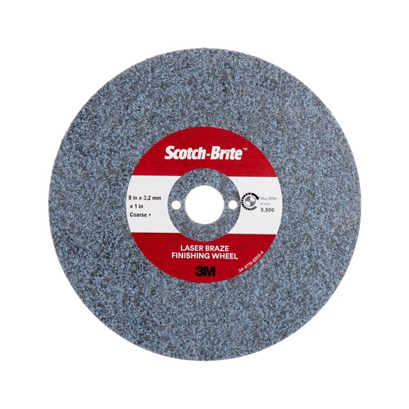 3M Scotch-Brite (TM) Laser Braze Finishing Wheel 203x4.2x25.4 mm FIN 7100115526 - Grinding wheel
