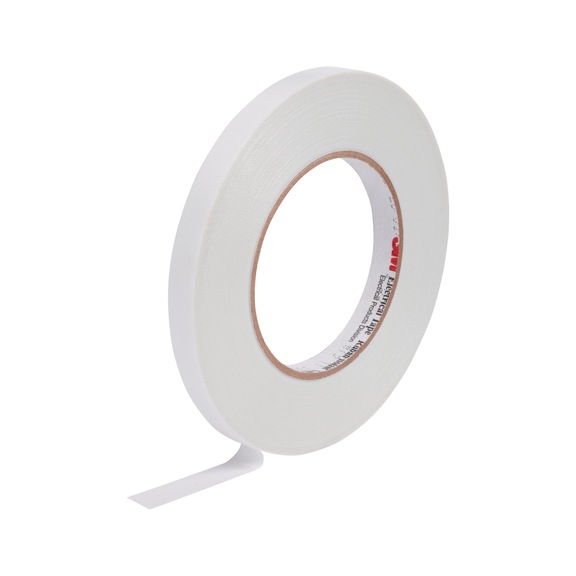 3M ET 79 Glass fabric tape MC19 White 12 mm x 55 m x 0.18 mm 7100116865 - Adhesive tape, one-sided (technical, other)
