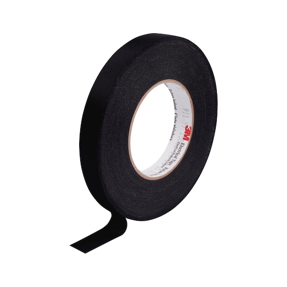3M ET 11 Acetate fabric tape black 19 mm x 66 m x 0.18 mm 7100116908 - Insulating tapes