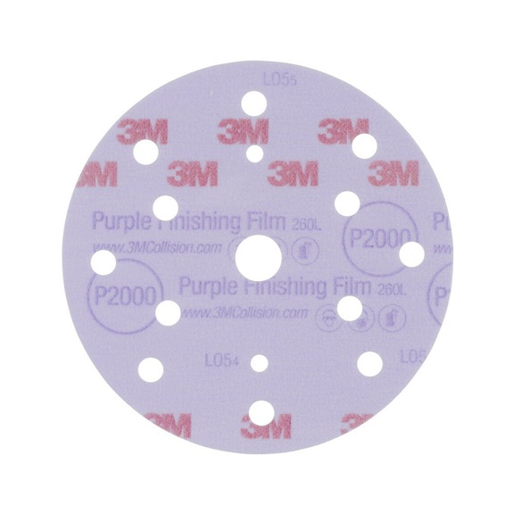 3M Hookit (TM) grinding wheel 260L 150 mm 15 holes P2000 51304 7100123049 - Grinding wheel