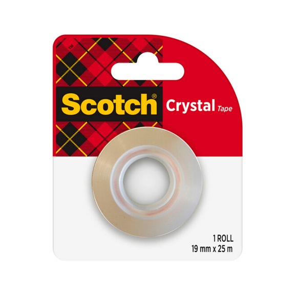 3M Scotch (R) Crystal adhesive tape 19 mm x 25 m 7100127554 - Adhesive film
