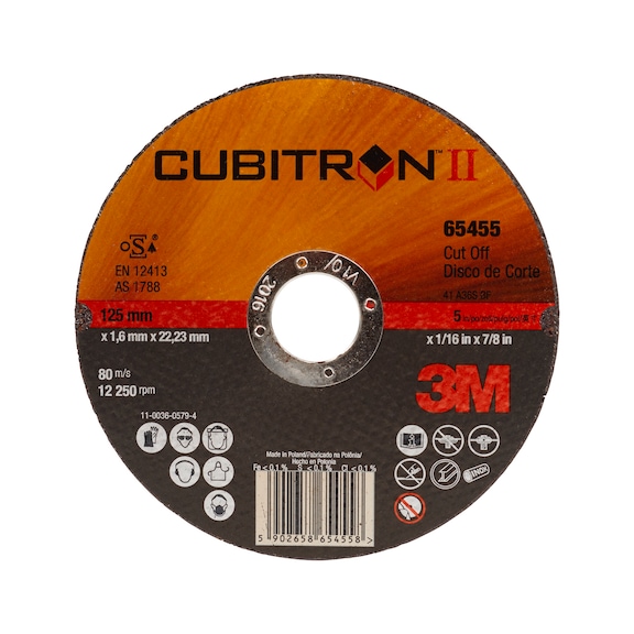 3M Cubitron (TM) Trennscheibe T41 180 mm x 2,0 mm x 22 mm A36 7100136995 - Trennscheibe