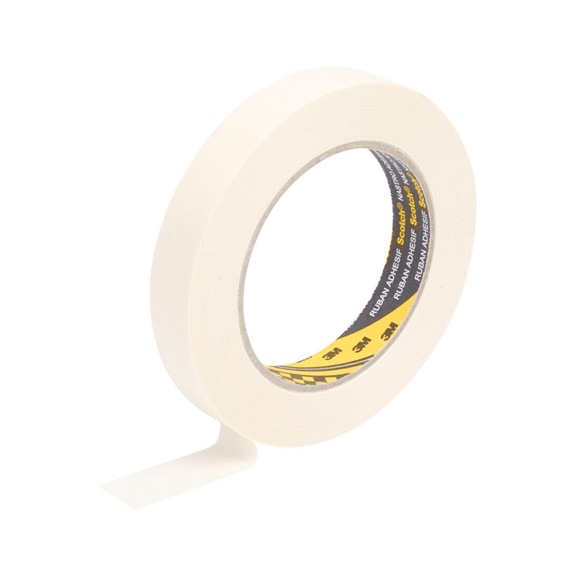 3M Scotch (R) Masking Tape 2328 Cream White 18 mm x 50 m 06304 7100137090 - Paper tape