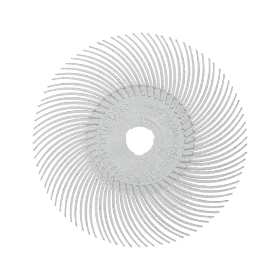 3M Scotch-Brite (TM) Radial Bristle Brush white 76.2 mm x 9.5 mm P120 7100138296 - Radial bristle brush