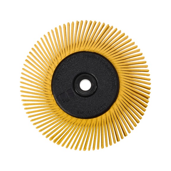 3M Scotch-Brite (TM) Radial Bristle Brush gelb 193,5 mm x 25,4 mm P80 7100138337 - Radial Borstenbürste