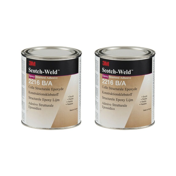 3M Scotch-Weld (TM) 2-Komponenten-Konstruktionsklebstoff Grau 1.6 L 7100141727 - Epoxyddharzklebstoff